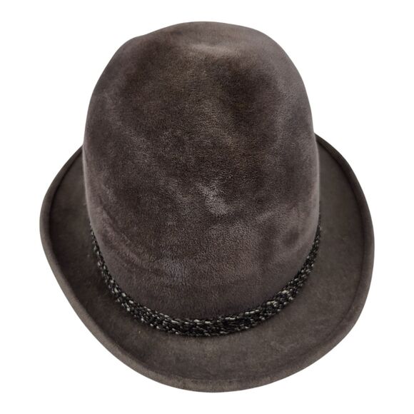 Vth Courtney Genuine Velour Fedora Royaltan DuPont Harry Levinson Mens Hat 7/8 - Picture 3 of 10